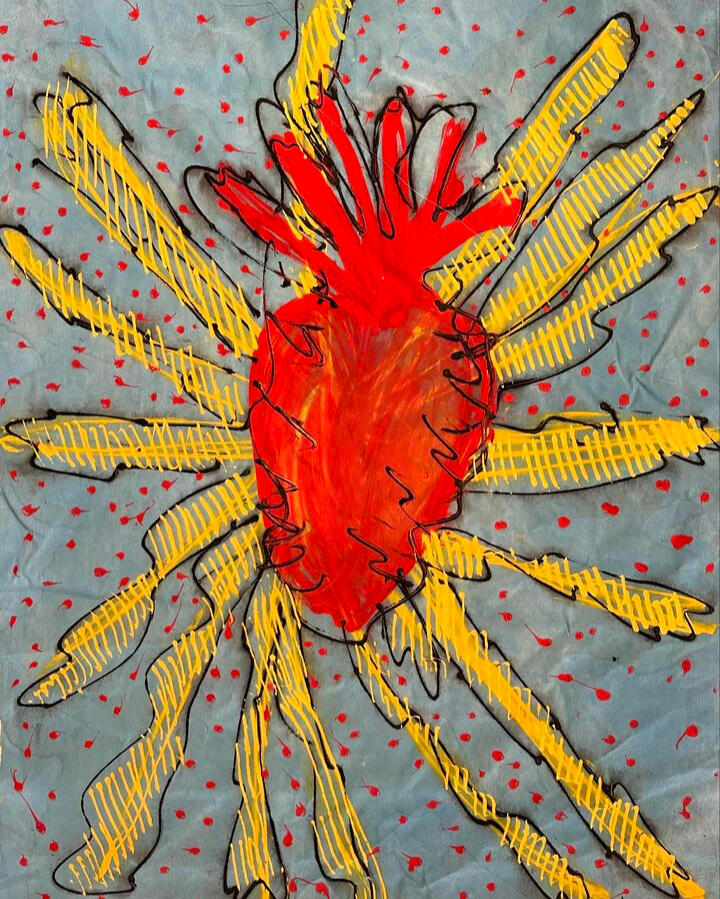 Corazón radiante