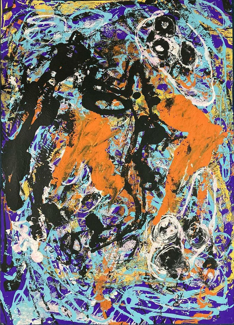 Cempasúchiles (díptico)