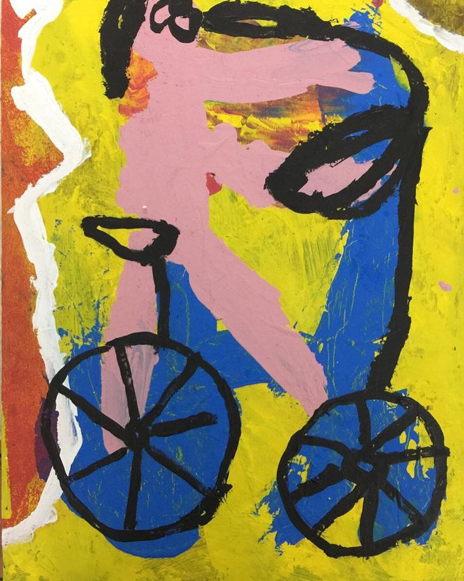 Chica en bici