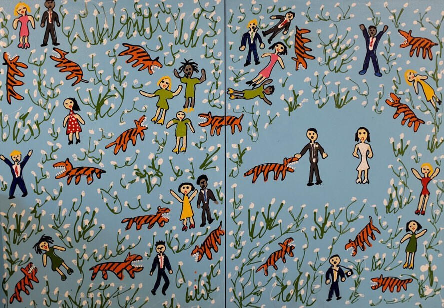 Tigers Crashed the Wedding