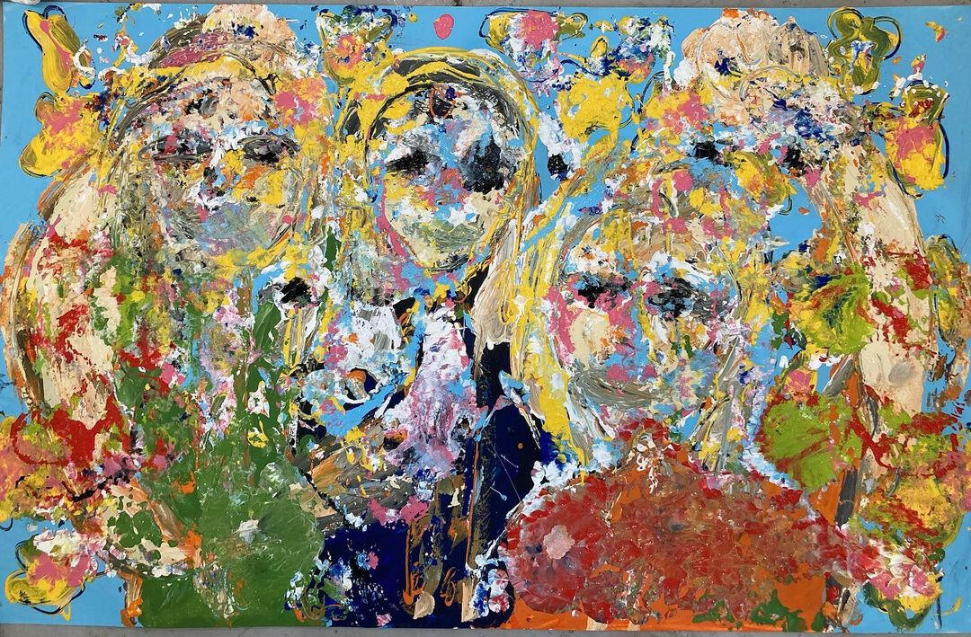 Retrato de begoch e hijas